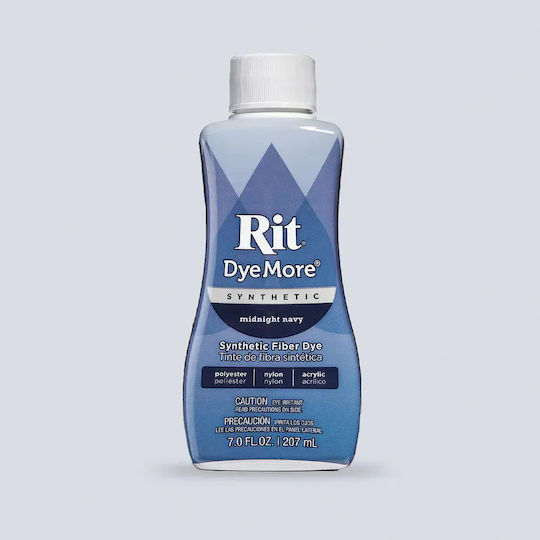 Rit Dyemore Flüssige Farbe Für Synthetische Materialien – Mitternacht Marine 236ml