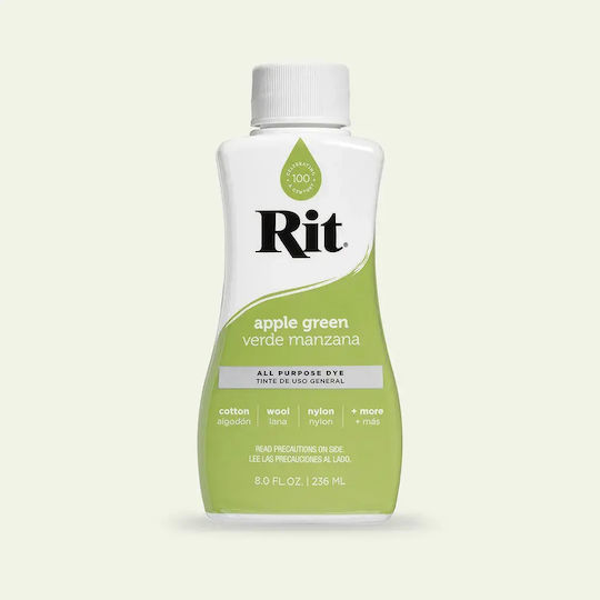 Rit Dye Liquid All-Purpose Fabric Dye – Apple Green 236ml