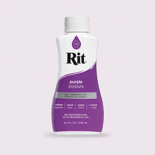 Rit Dye Liquid All-purpose Βαφή Υφασμάτων – Purple 236ml