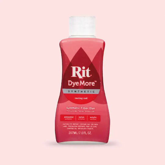 Rit Dyemore Liquid Dye For Synthetic Materials Racing Red 236ml
