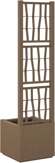 vidaXL Kunststoff Blumentopf Braune 36x36x140cm