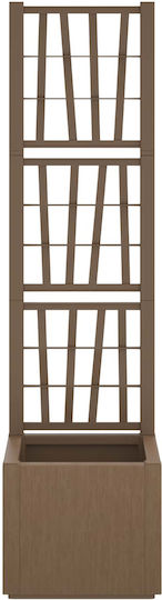 vidaXL Kunststoff Blumentopf Braune 36x36x140cm