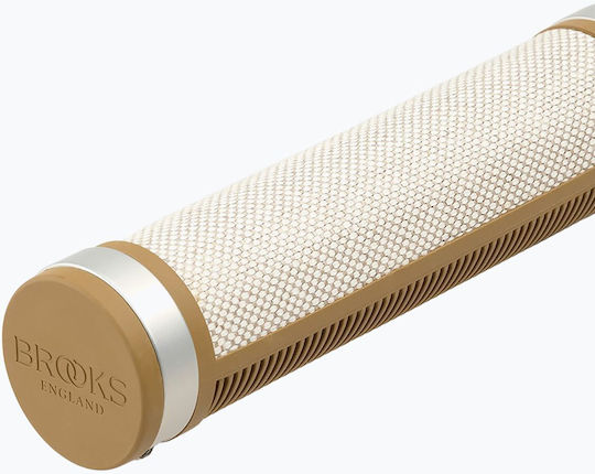 Brooks England Cambium Gummi Fahrradlenkergriffe Natürliche Größe 130/100 Mm