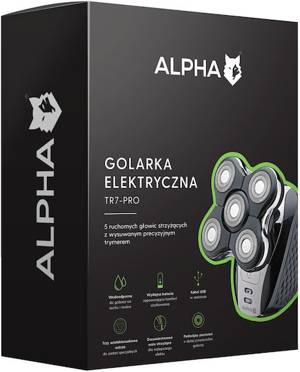 Alpha 569718 Ξυριστική Μηχανή Προσώπου Επαναφορτιζόμενη