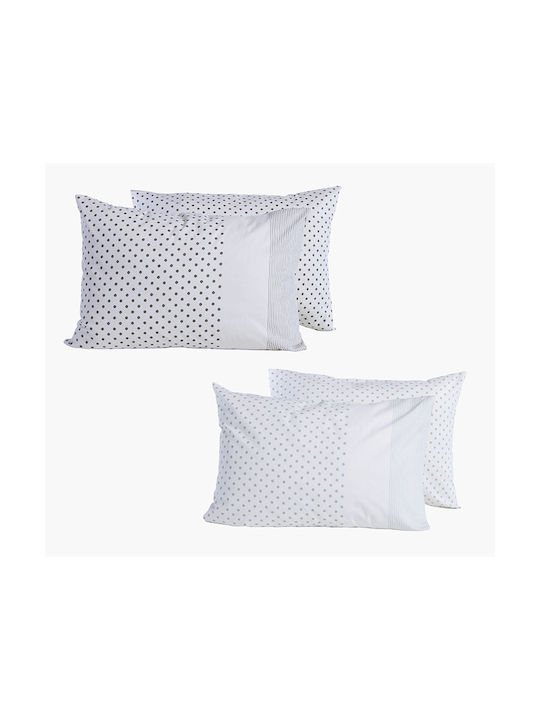 Nef-Nef Homeware Donter Μαξιλαροθήκη με Φάσα Ecru 52x72εκ.