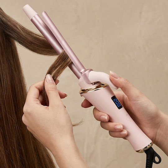 Avizar 13mm 35w Curling Iron Led Display Fast Heating Up To 200°c Pink
