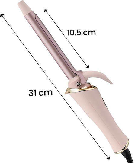 Avizar 13mm 35w Curling Iron Led Display Fast Heating Up To 200°c Pink
