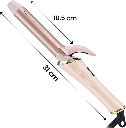 Avizar Electric 35w Curling Straightening Iron Fast Safe Heating Rose Gold