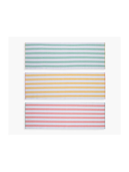 Nef-Nef Homeware Ράνερ Βαμβακερό Σετ Jeremy Coral 45x140εκ.