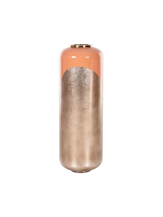 Dekorative Bodenvase Metallisch Orange