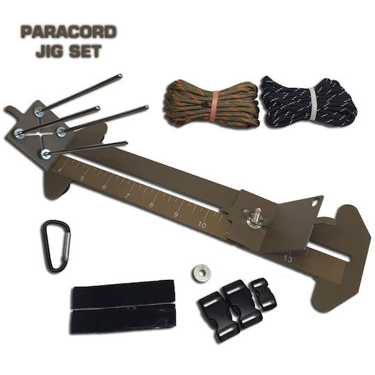 Paracord Jig Paracord Weaving Tool Set Khaki Type Set Set 16pcs