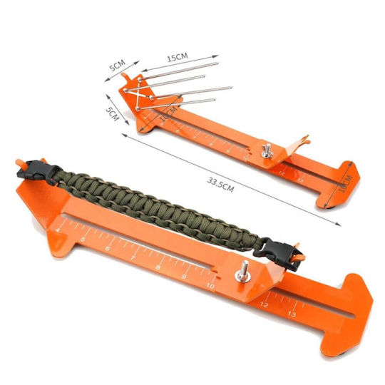 Paracord Jig Paracord Weaving Tool Set Khaki Type Set Set 16pcs