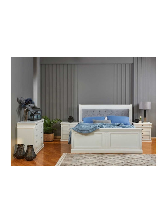 Dhome Schlafzimmermöbel-Set Weiß x 3 Stück