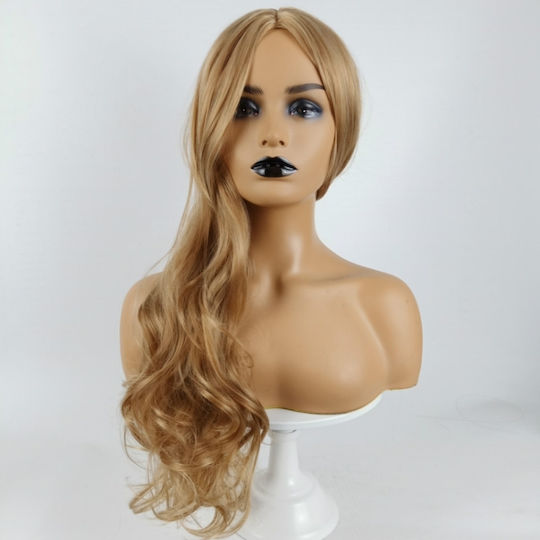 Gradient Color Long Curly Hair Wig Headgear Women