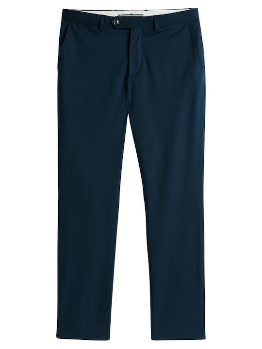 Denton Trousers Chino in Straight Line Navy Blue