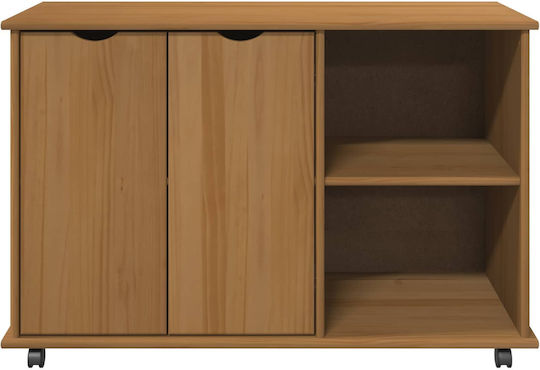 Floor Cabinet Brown 100x39x65.5cm