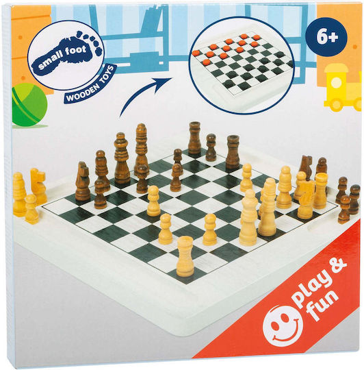 Small Foot Holzfiguren für Schach Weiß 20cm