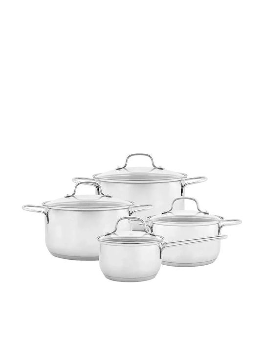 Altom Stainless Steel Pots Set 4pcs