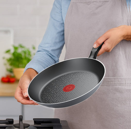Tefal Only Cook Σετ Τηγάνια από Αλουμίνιο 3 Σκευών