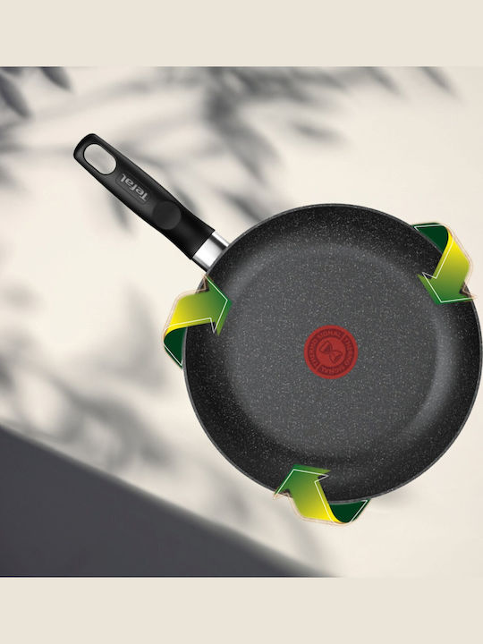 Tefal Σετ Τηγάνια από Αλουμίνιο με Αντικολλητική Επίστρωση 3τμχ
