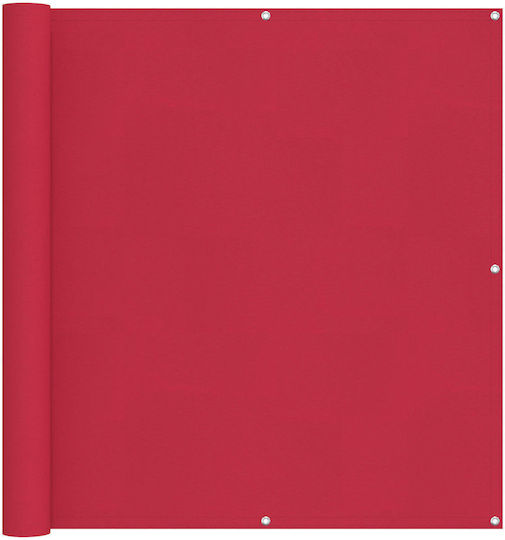 vidaXL Rectangular Shade Divider Burgundy 1.1x5x5m