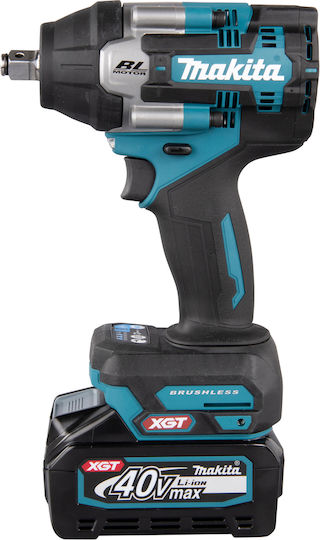 Makita XGT Brushless Impact Wrench Battery 40V 2x2.5Ah with Socket 1/2"