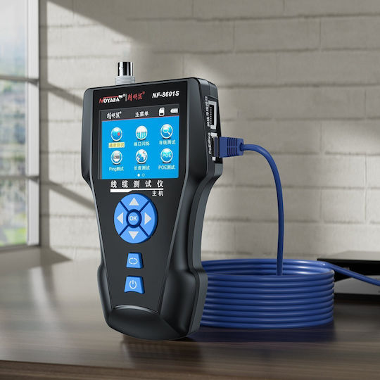Multifunction Network Tester 1000m Test Length Ping Poe Functions Nf-8601s