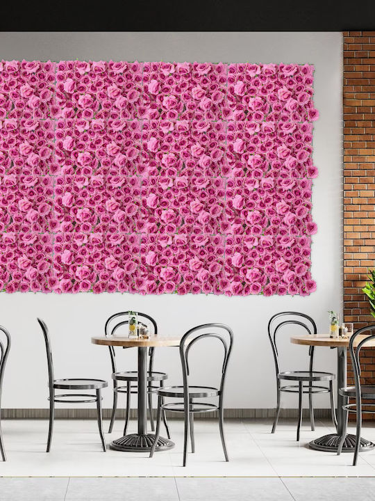 GloboStar Artificial Foliage Panel 40x15cm Roses Story