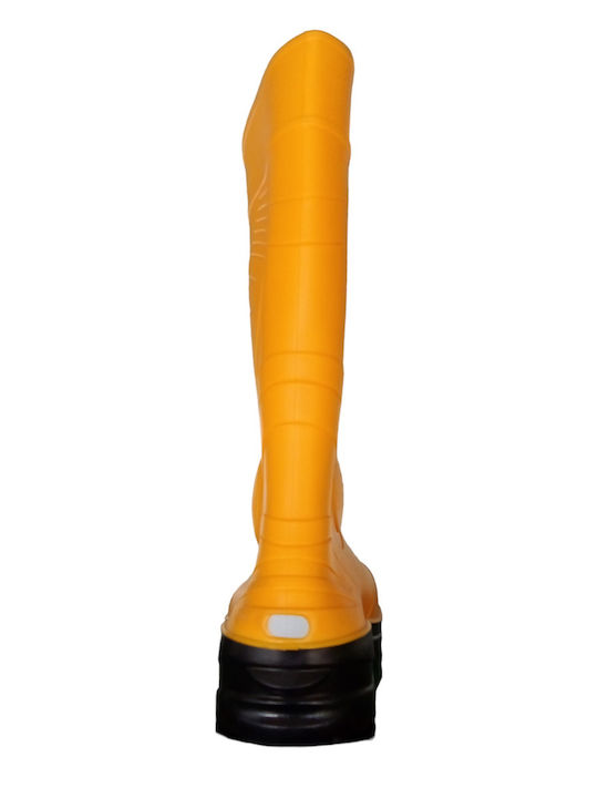 Stenso Dyablo S5 SRC Αντιολισθητικές Unisex Γαλότσες Εργασίας Γονάτου Κίτρινες