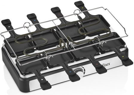 Zilan Tabletop Electric Grill Raclette Grill 1400W 40cmx20cmcm