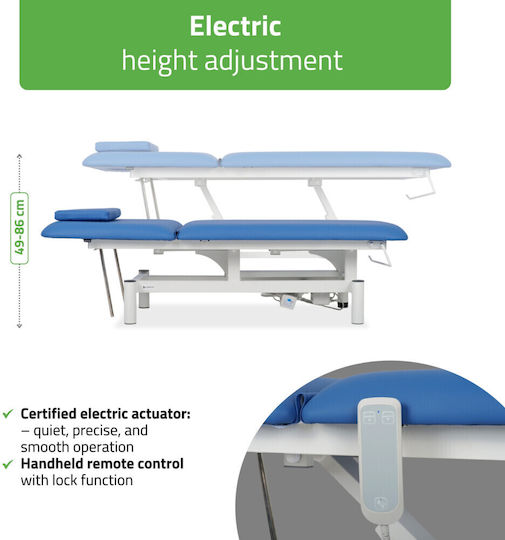 Habys Optima Massagebett Physiotherapie Blau 182x68cm