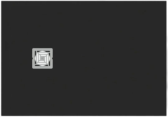 Ideal Standard Ultra Flat S+ Ορθογώνια Κεραμική Ντουζιέρα 120x90cm Μαύρη