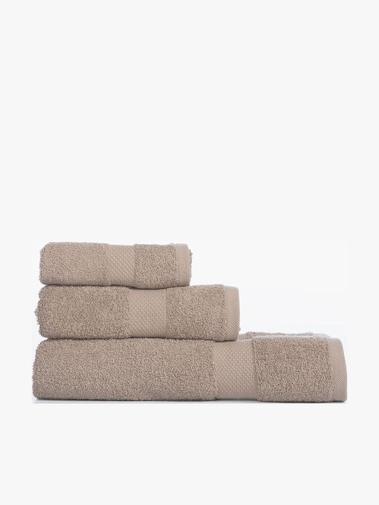 Nef-Nef Homeware Gesichtstuch Delight 50x90cm Beige Gewicht 500gr/m²