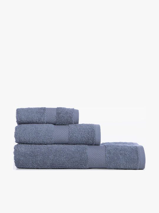 Nef-Nef Homeware Nef-Nef Homeware Badetuch Delight 70x140cm Blau Gewicht 500gr/m²