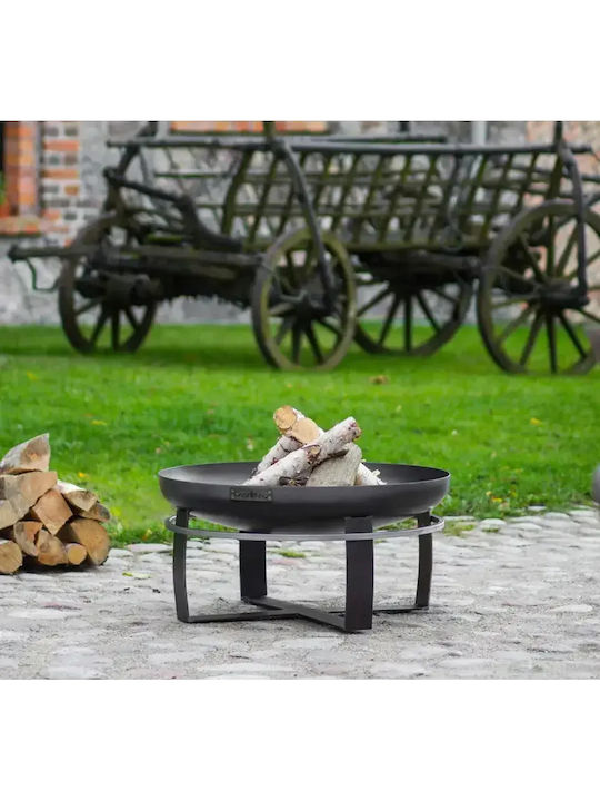 CookKing Șemineu de Exterior Metalic Negru