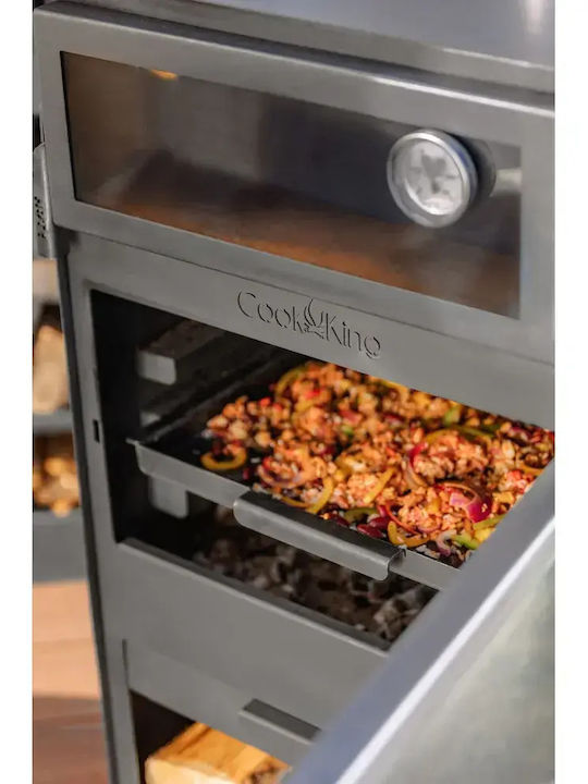 CookKing Τζάκι Εξωτερικού Χώρου Μεταλλικό Μαύρο