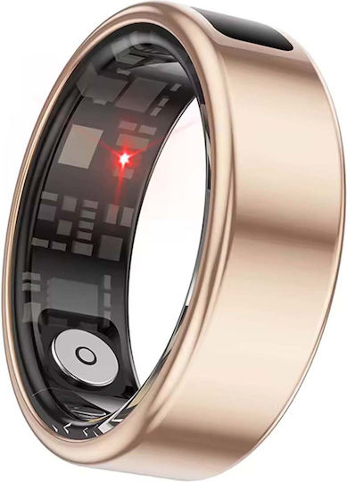 Avizar Saturn Connected Ring Size 12 Led Screen Charging Case Black