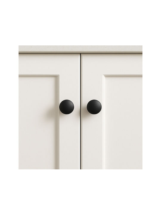 Mâner Pentru Mobilier Din Metal Negru Mat 30mm (Centrele Găurilor 26mm) ZY12563QWS79 10 Bucăți
