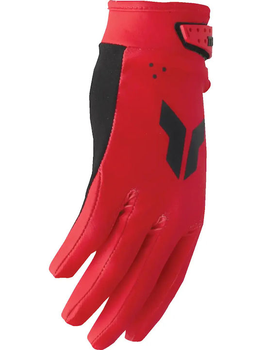 Thor Launchmode Sommerzeit Kinder Motorradhandschuhe Rote