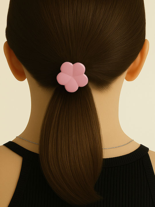 Casual Elastic Cherry Blossom Hair In Pink Minimalist Acrylic