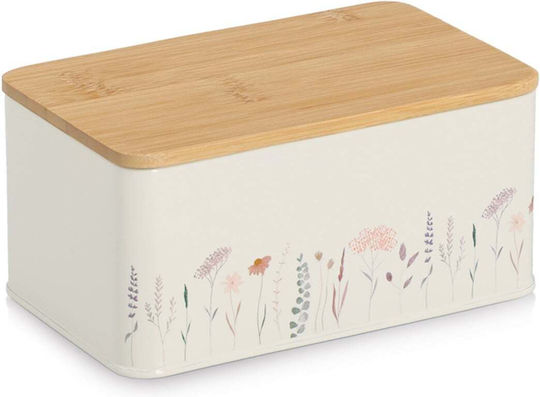 Zeller Hölzernes Aufbewahrungsbox mit Deckel 1,65lt