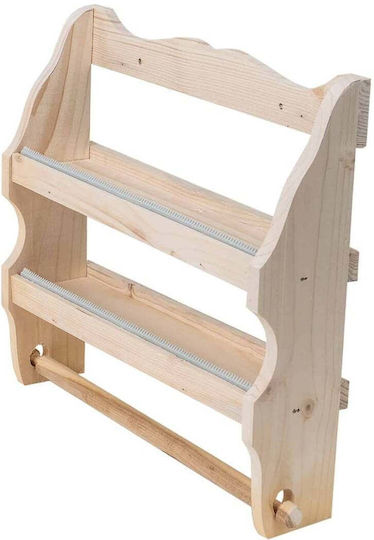 Suport Pentru Prosoape De Hârtie Din Lemn Verde 37cm 1127