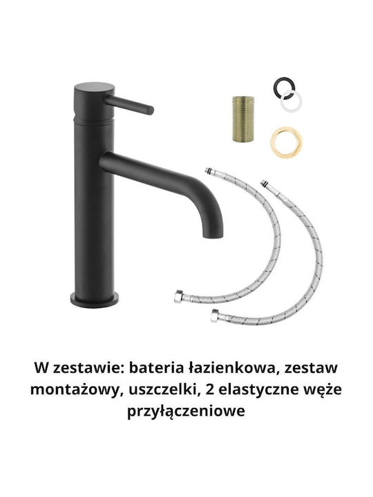 Mixing Salon Shampoo Bowl Sink Faucet Black
