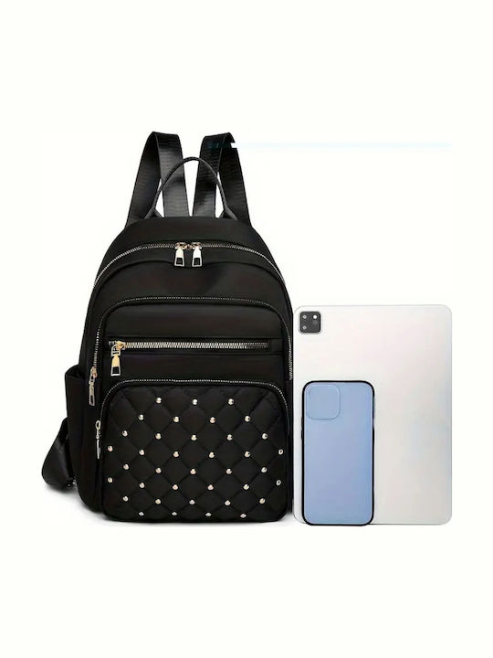 Leather Women's Backpack Gold