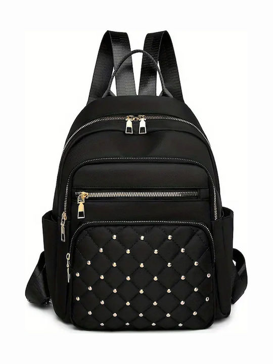 Leather Women's Backpack Gold