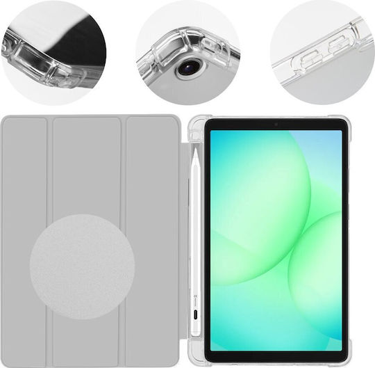 Obal:Me Mistytab Флип Капак Сив (Samsung Galaxy Tab A11/a9)
