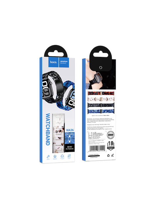 Watchband Hoco Wa36 Elegant Series 38 40 41 42mm Πλαστικό Μπρασελέ Strap Apple Watch Series 1 2 3 4 5 6 7 8 9 Se Se2 Nougat Watchband Hoco Wa36 Elegant Series 38 40 41 42mm Πλαστικό Μπρασελέ Strap Apple Watch Series 1 2 3 4 5 6 7 8 9 Se Se2 Nougat