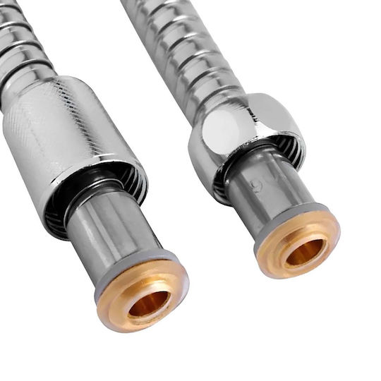 Avizar Flexibler 1,5m Universeller Duschschlauch Dichtungen Silber