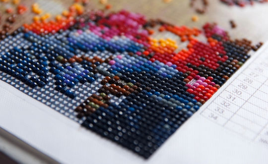 Mosaic Diamond Embroidery Zola Fox Design 30x40 Cm