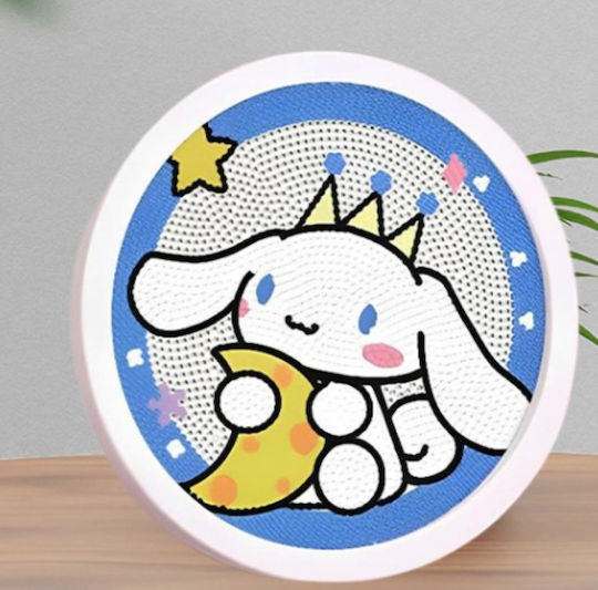 Diamantmosaik Rahmen Zola Runde Cinnamoroll Design 20 x 20 cm